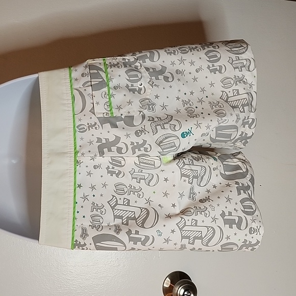 Fox Racing Board Shorts, White, Gray, Size 5 - Picture 4 of 8